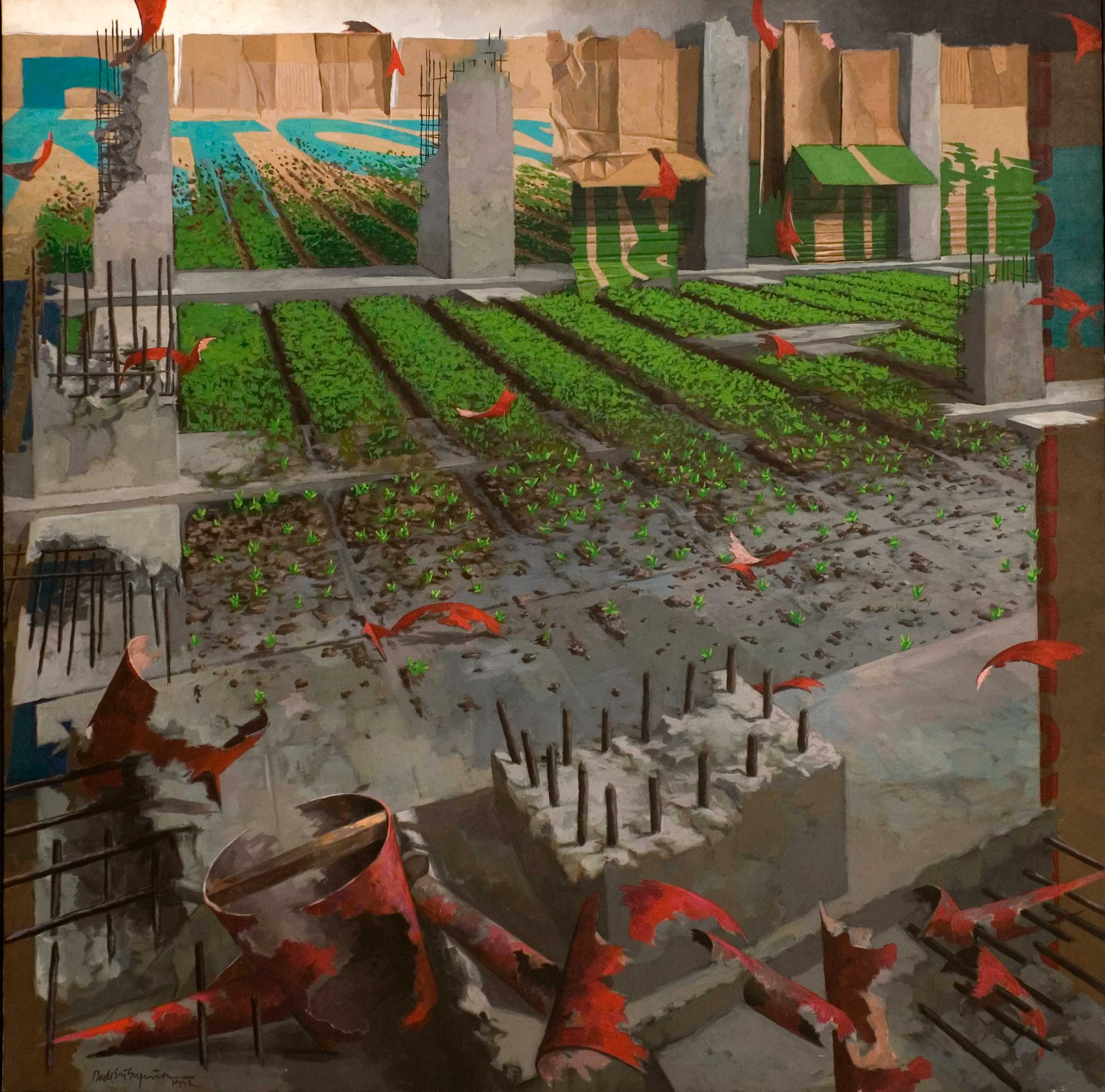 What Strives to Grow, schilderij van Dede Eri Supria