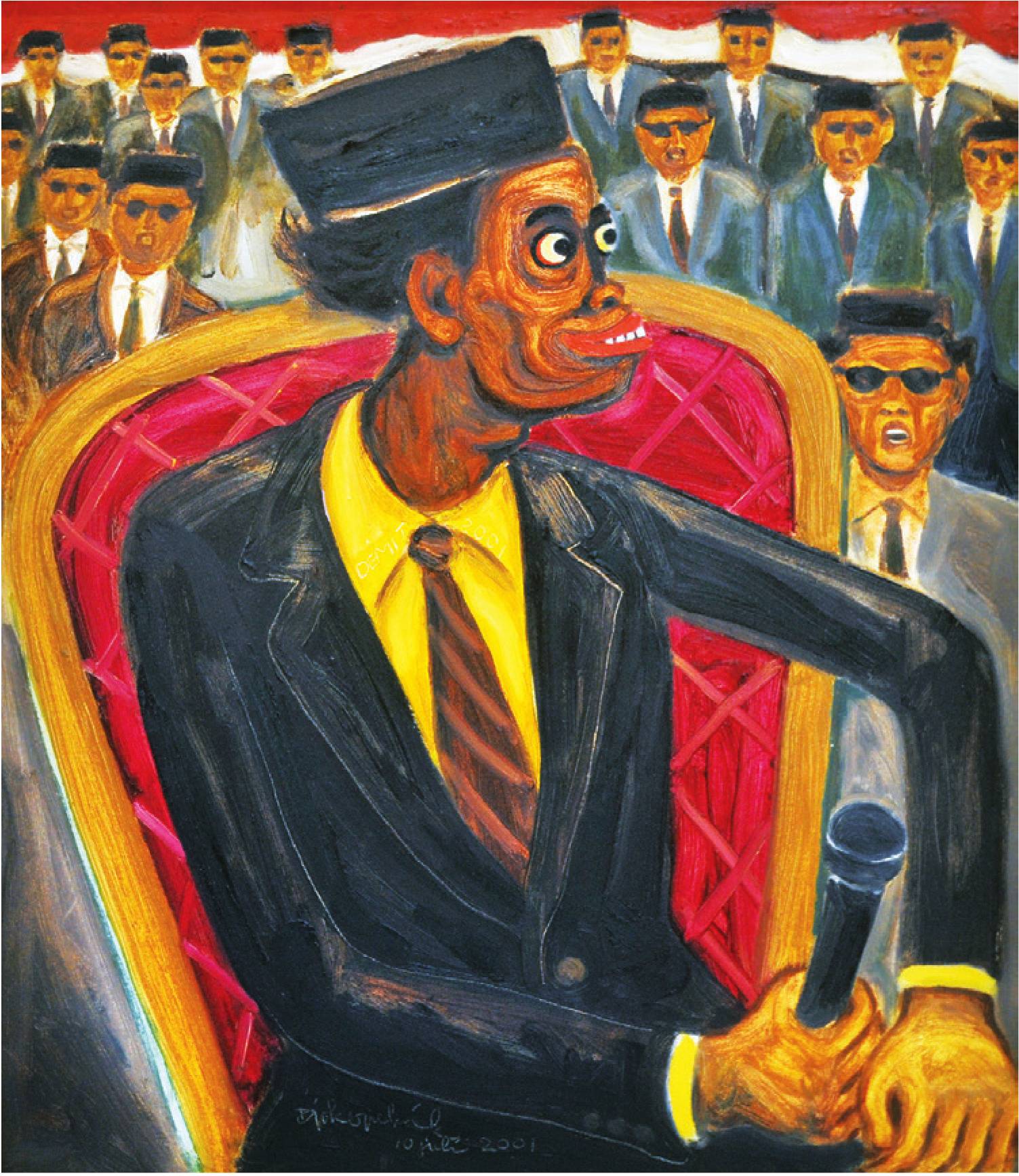 Demon 2000, schilderij van Djoko Pekik