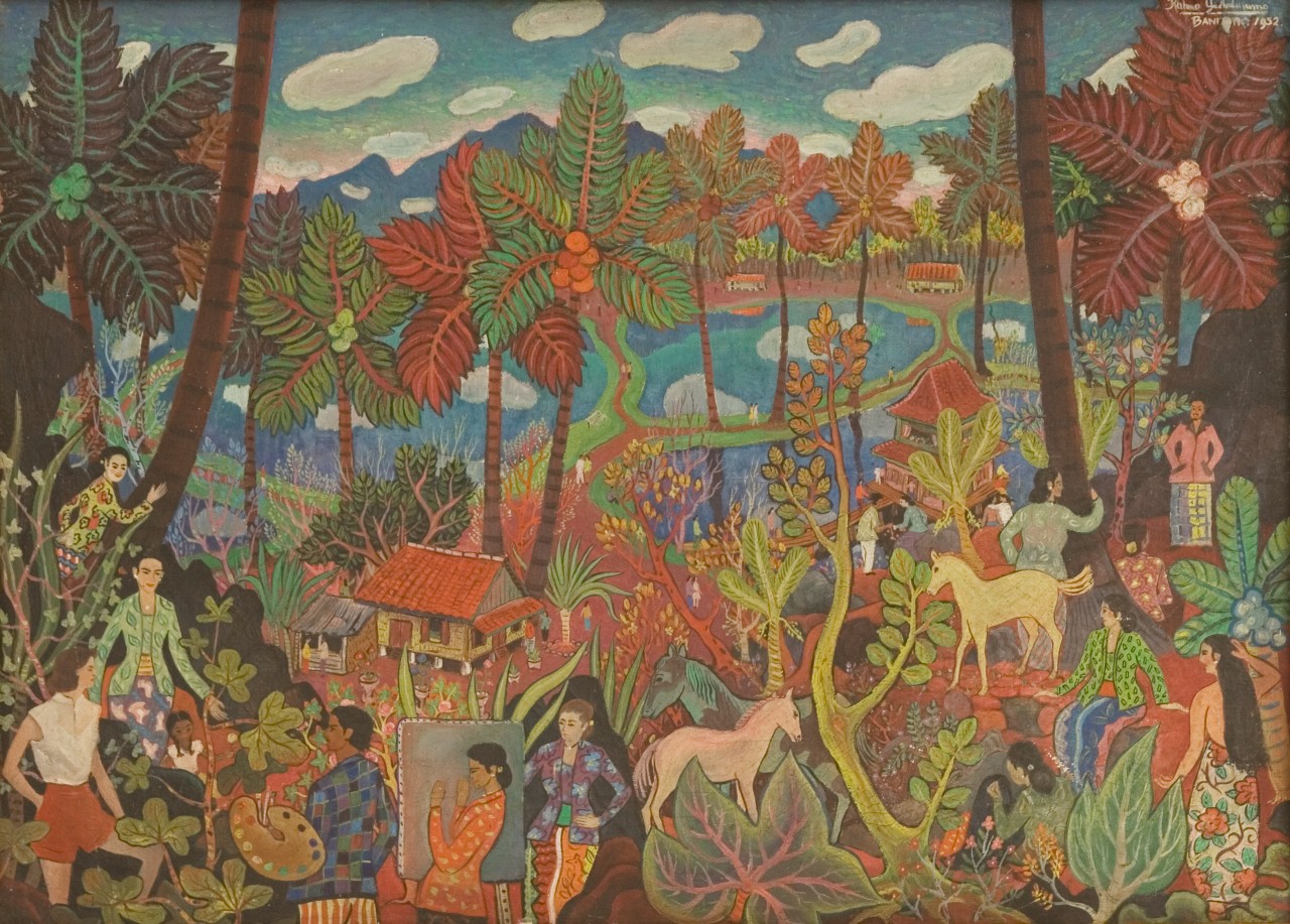 Bandung, schilderij van Kartono Yudhokusumo