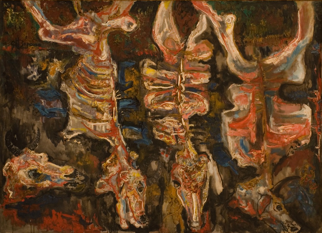 The Slaughter, schilderij van O.H. Supono