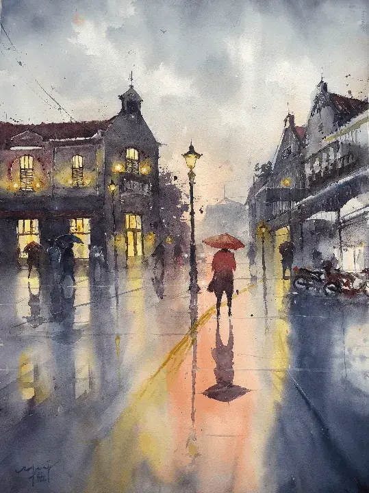 Pemandangan Kota Lama Semarang