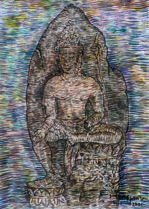 Plaosan Temple Statue