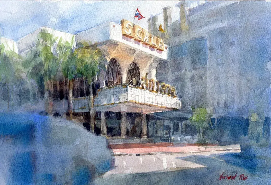 The Exterior perspective of Scala theatre