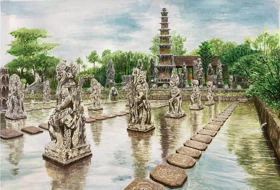 Tranquility in The Water Palace