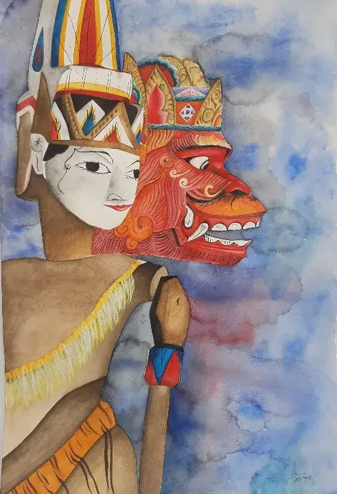 Shinta and Anoman